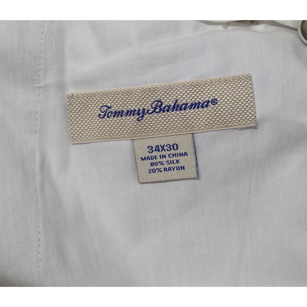 Tommy Bahama Mens‎ Size 34x30 Silk Rayon Blend Chino Pants - Picture 8 of 12